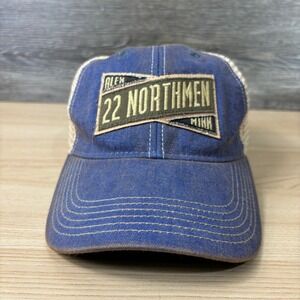 22 Northmen Hat Cap Snap Back Blue Brewing Company Alexandria Minnesota